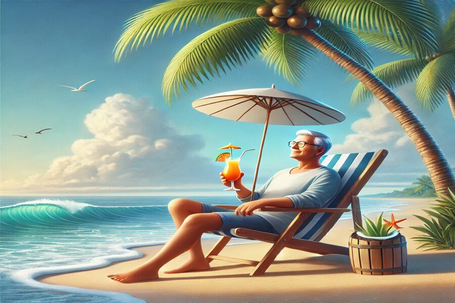 Retiree_on_beach